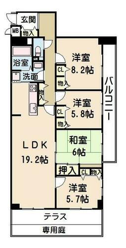 パレ・ロワイヤル田寺 1階 4LDK 物件詳細