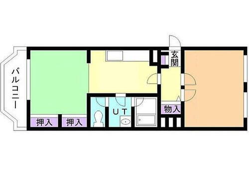 北海道札幌市中央区南二十六条西１２丁目 5階 2DK 物件詳細