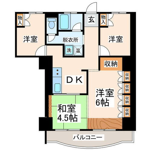 熊本県熊本市中央区練兵町 5階 4DK 物件詳細