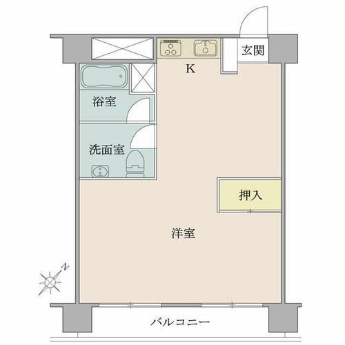 東京都中央区築地２丁目 6階 2DK 物件詳細