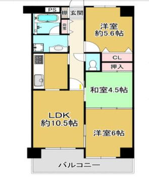 姫路市西今宿６丁目　中古マンション ３ＬＤＫ