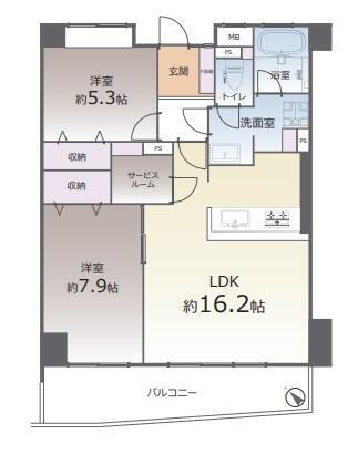 プレノ長田 4階 2LDK 物件詳細