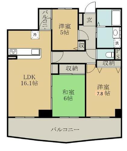 鹿児島県鹿児島市平之町 8階 3LDK 物件詳細