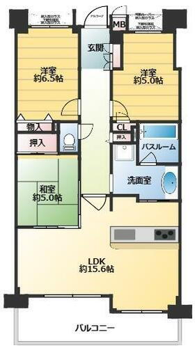 ワコーレ神戸谷上ステーションマークス 2階 3LDK 物件詳細