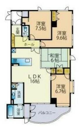 レアルマーレ関門 3階 4LDK 物件詳細