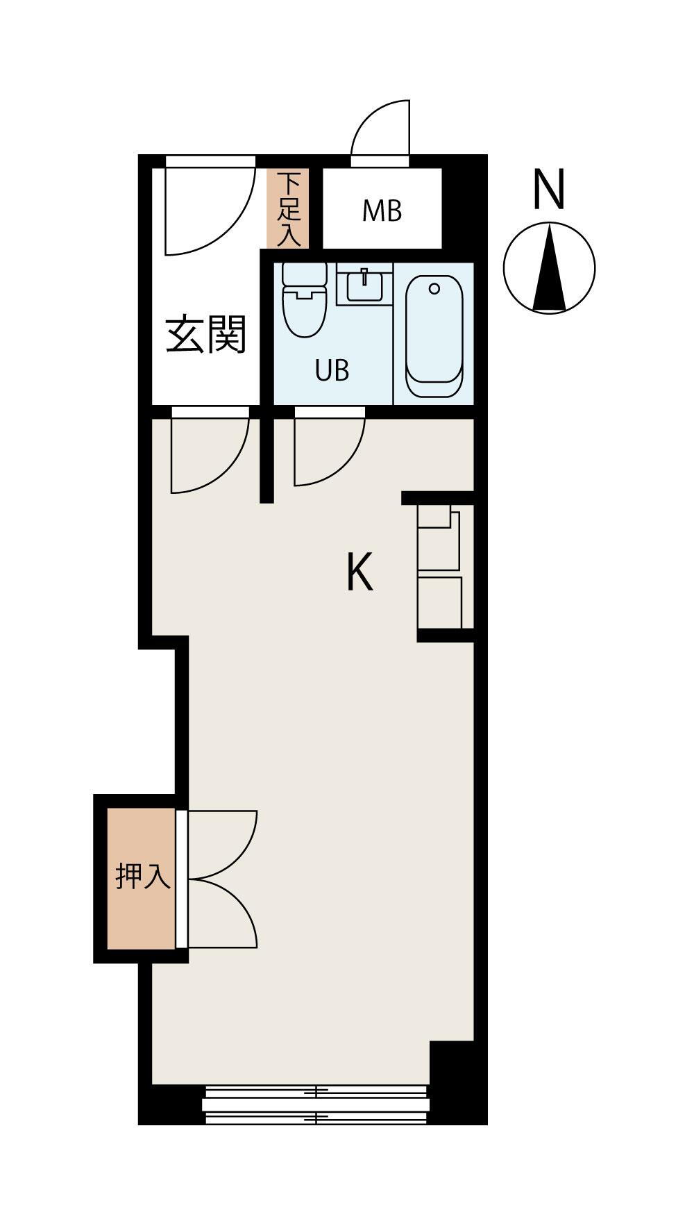 チサンマンション札幌第３ 6階 ワンルーム 物件詳細