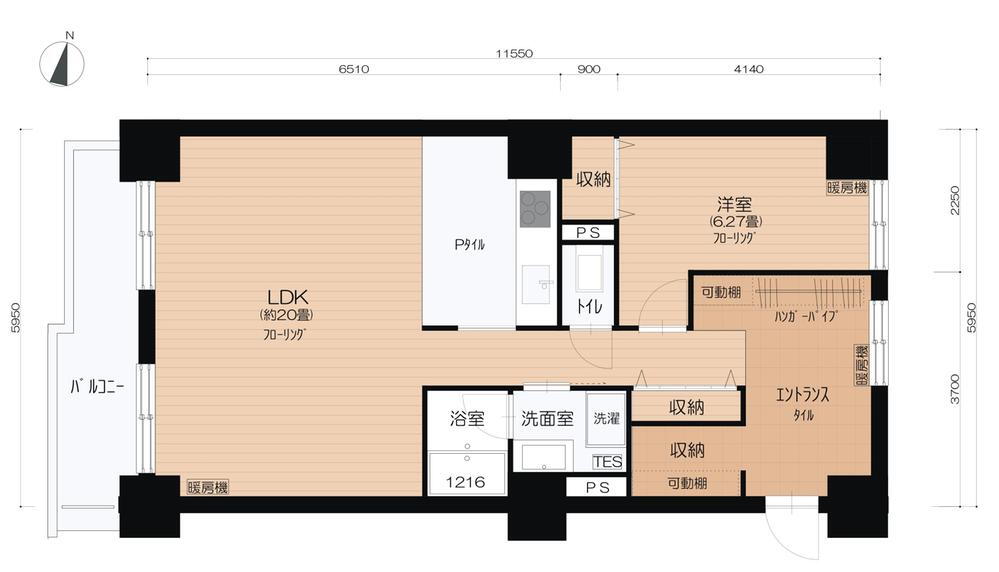 札幌中央パークマンション（４階） 4階 1LDK 物件詳細