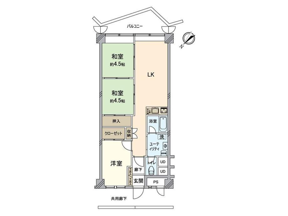 ファミール札幌 5階 3LDK 物件詳細