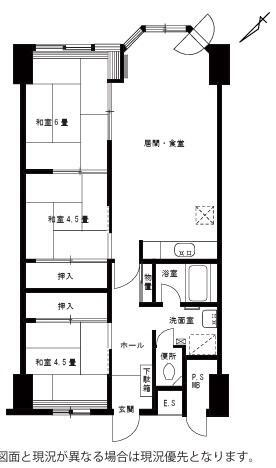京成サンコーポ琴似台 3階 3LDK 物件詳細
