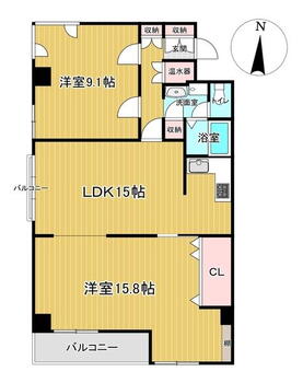 南西角部屋♪八条コーポ　２Ｆ 2LDK、価格600万円、専有面積78.4m<sup>2</sup> 