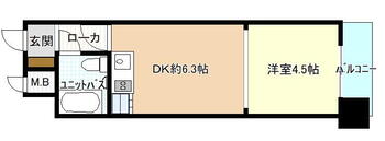 朝日プラザエザース山形中央Ⅱ 1DK、価格350万円、専有面積24.92m<sup>2</sup> 