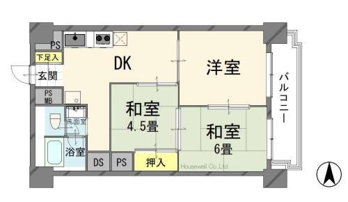ウィンザーハイム西川口 5階 3DK 物件詳細