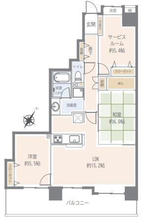 アストレア川越 6階 2SLDK 物件詳細