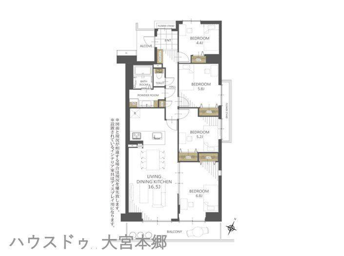 アーバンみらい東大宮東二番街９－１号棟 1階 4LDK 物件詳細