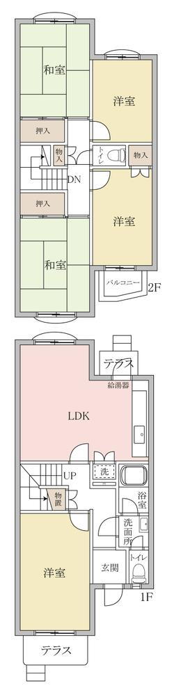 秋津第三団地 1階 5LDK 物件詳細