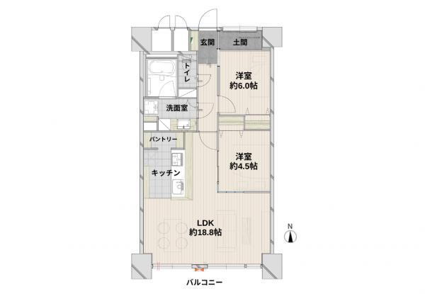 タウンシップ豊玉 5階 2LDK 物件詳細