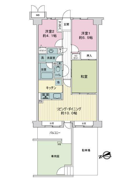 アーベントハイム戸田公園ＡＮＮＥＸ 1階 3LDK 物件詳細