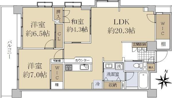 アドリーム上井草 2階 3LDK 物件詳細