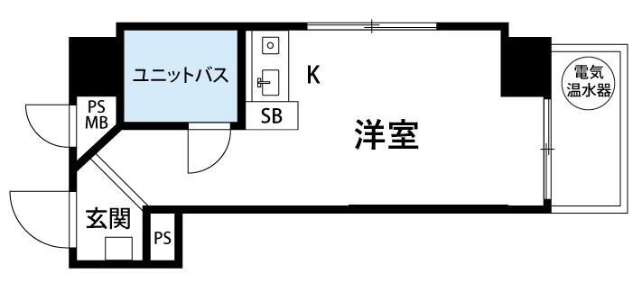 ライオンズマンション横浜 5階 ワンルーム 物件詳細