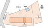 グランドヒル聖 【敷地配置図】マンション敷地図です。駐車は２台分確保（１台借りています）しています。駐輪場もあるので生活スタイルに併せて併用していただけます。