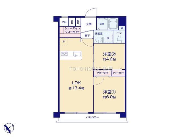 マンション第八松戸 5階 2LDK 物件詳細