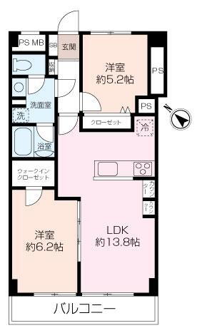 ライオンズマンション本郷台 3階 2LDK 物件詳細