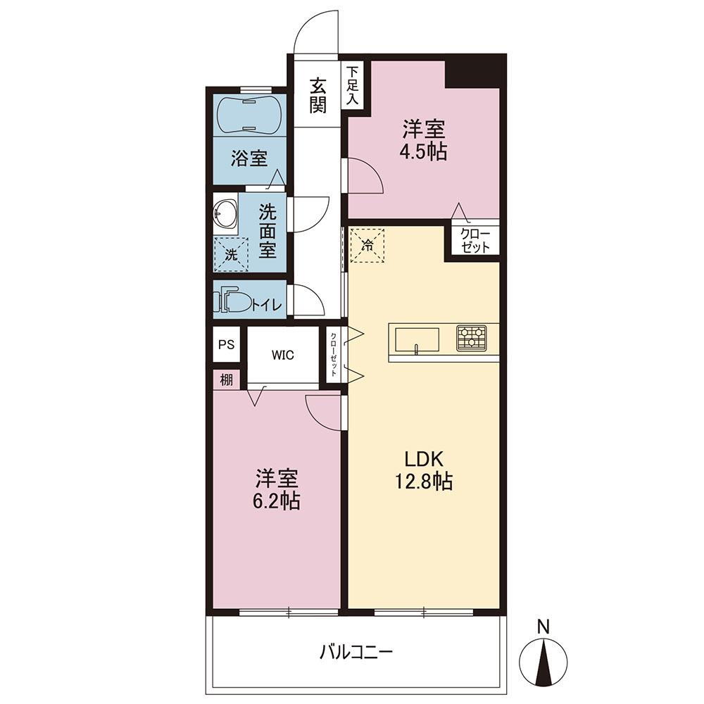 本郷台ヒミコマンション　～新規内装リフォーム済み～ 2階 2LDK 物件詳細