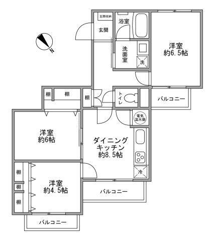 【売主直売】ライオンズマンション瀬谷 3階 3DK 物件詳細