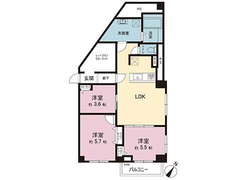 東武越谷サンライトマンション 1階 3LDK 物件詳細