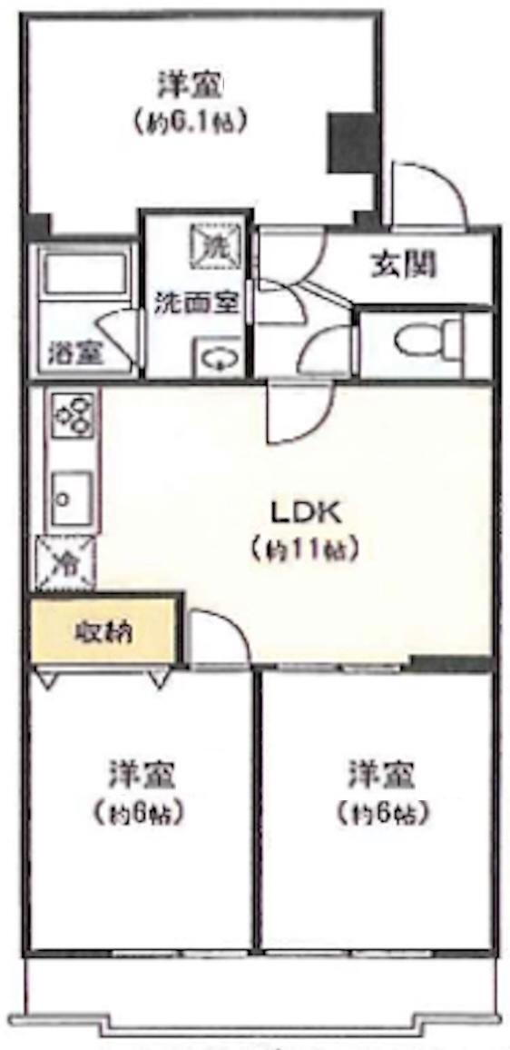 パークプラザ浦和岸町 3階 3LDK 物件詳細