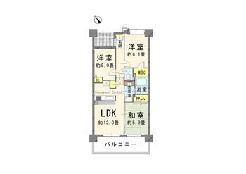 レヴィールエコステージ古河 3LDK、価格1499万円、専有面積62.88m<sup>2</sup>、バルコニー面積11.4m<sup>2</sup> 広々3LDK♪<BR>弊社でリフォーム相談も承っております！