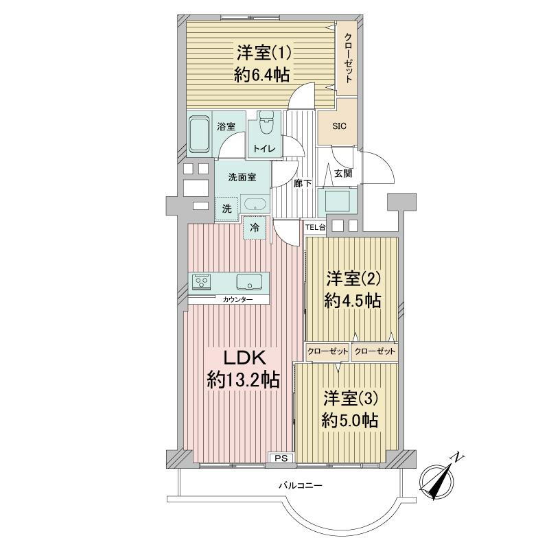 ≪当社売主・長谷工のリノベ≫鎌倉ロジュマンＤ棟 4階 3LDK 物件詳細