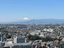 ＴＨＥ　ＹＯＫＯＨＡＭＡ　ＦＲＯＮＴ　ＴＯＷＥＲ リビングや各居室から「富士山」が望めます(天候による)。（2024年04月撮影）