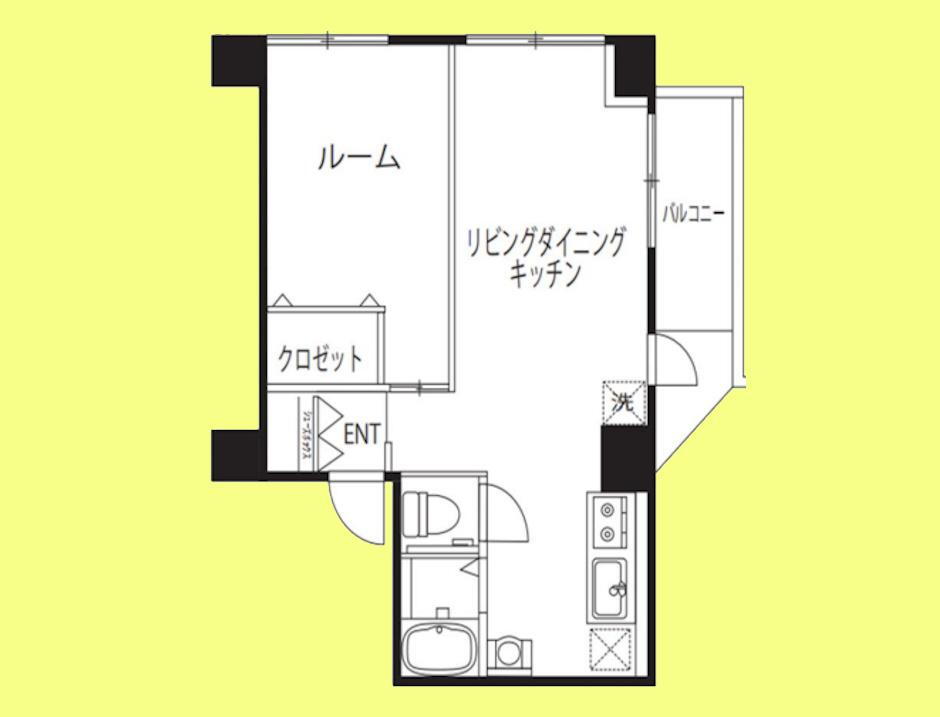 駒形茜日神ハイツ 5階 1LDK 物件詳細