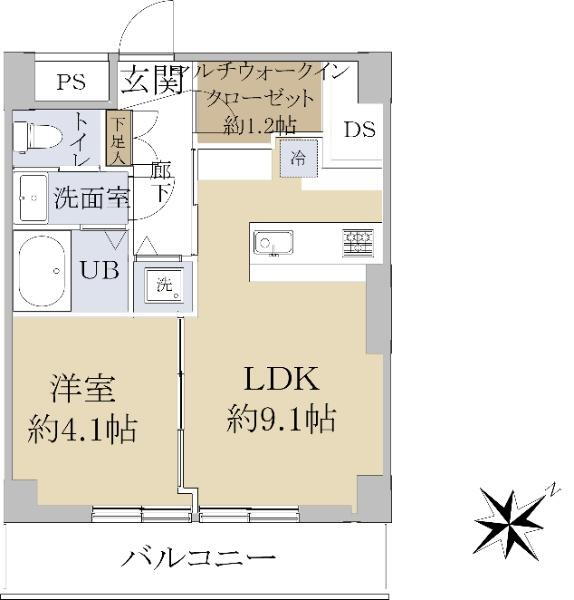 初台ハイツ 10階 1LDK 物件詳細