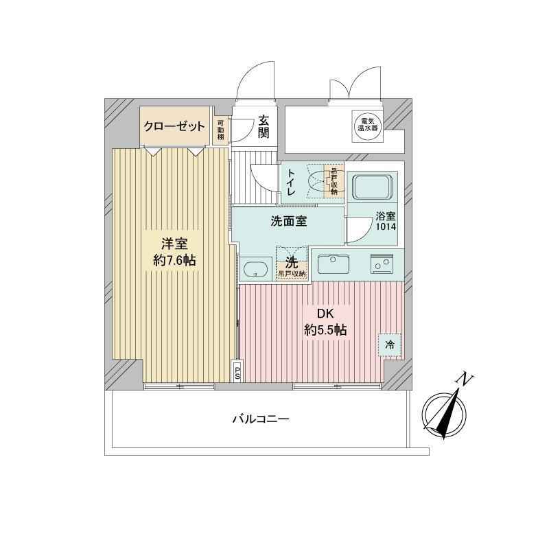 中野弥生町スカイハイツ 5階 1DK 物件詳細