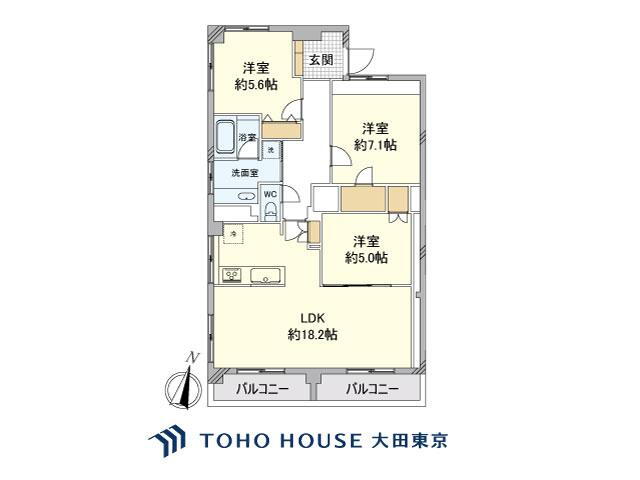 田園調布マンション 4階 3LDK 物件詳細