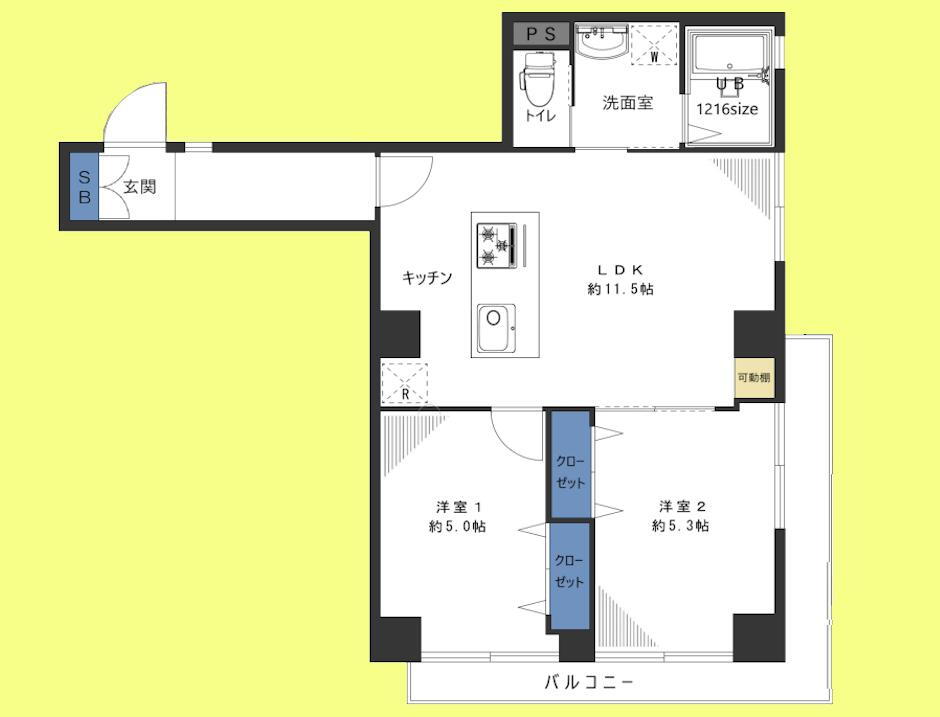 成増シティハウス 3階 2LDK 物件詳細