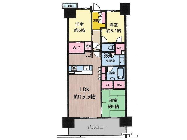 ◇◆オハナ淵野辺ガーデニア　カームレジデンス◇◆ペット飼育可♪ 8階 3LDK 物件詳細