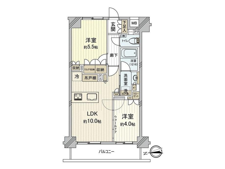 パレステージ武蔵小金井Ⅱ 6階 2LDK 物件詳細