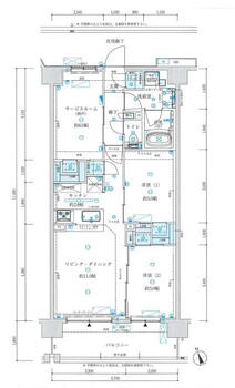サンクレイドル浦安　Ⅲ 2LDK+S（納戸）、価格4390万円、専有面積65.26m<sup>2</sup>、バルコニー面積10m<sup>2</sup> 全居室収納あり！！ウォークインクローゼット！！