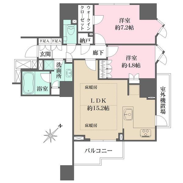 パークハウス大山 6階 2LDK 物件詳細