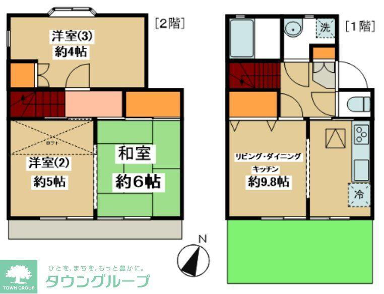 サンタウン市川三号棟 1階 3LDK 物件詳細