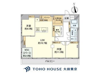 自由ヶ丘第３マンション 3LDK、価格6480万円、専有面積117.58m<sup>2</sup> 