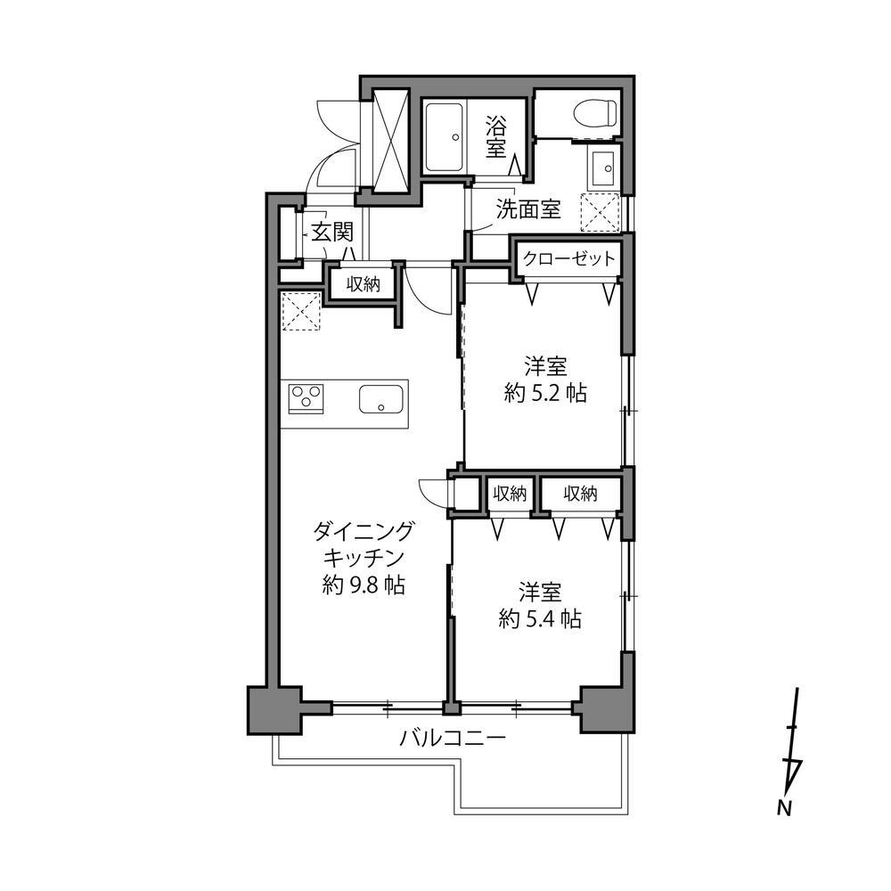 オリンピックマンション桜台第二 7階 2LDK 物件詳細