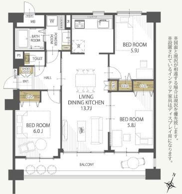 コスモ蕨 3階 3LDK 物件詳細