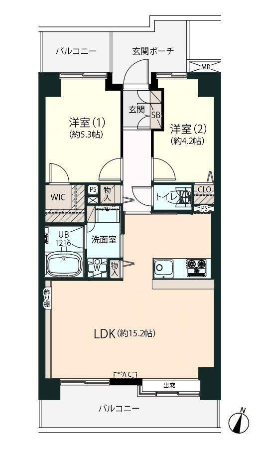 ディアハイム赤羽 9階 2LDK 物件詳細