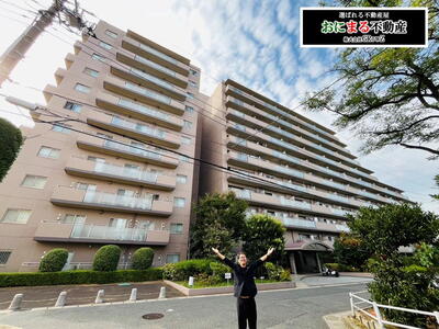 おにまる不動産|中古マンション|新松戸ガーデニア 目の前が公園なので子育てもしやすそう☆外観も立派です☆