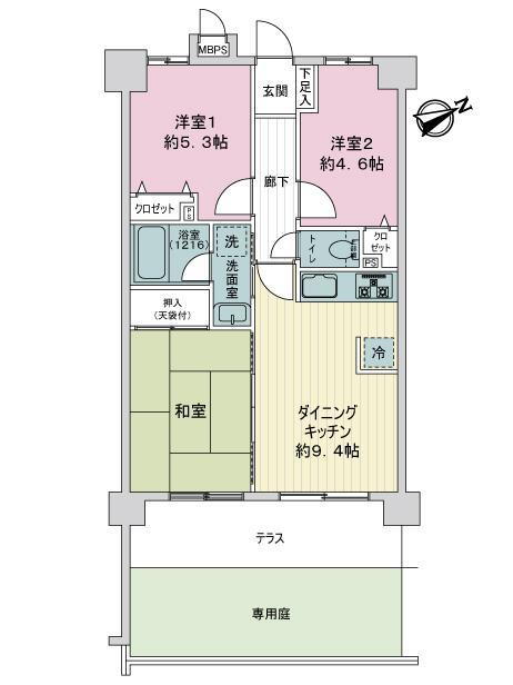 ライオンズマンション王子第７ 1階 3DK 物件詳細