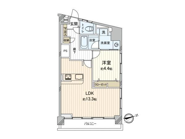 ムサシノサマリヤマンション 7階 1LDK 物件詳細